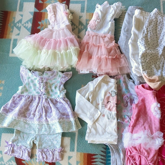 3-6 months girl dresses shirts and pants - Picture 3 of 3